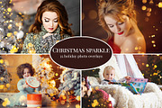 Christmas Sparkle photo overlays, a Layer Style Add-On by BrownLeopard (Thumbnail 1 of 5)