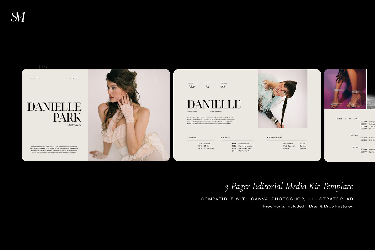Editorial Media Kit Template Canva, a Presentation Template by Signture Muse Design (Photo 5 of 5)
