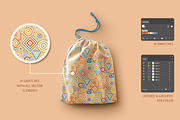 Retro Geo 01, a Pattern Graphic by Crystal Line (Thumbnail 4 of 7)