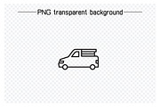 Car Icons Line Illustrations, a Transportation Illustration by Designfour (Thumbnail 2 of 7)