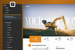 Construction Agency Landing Page