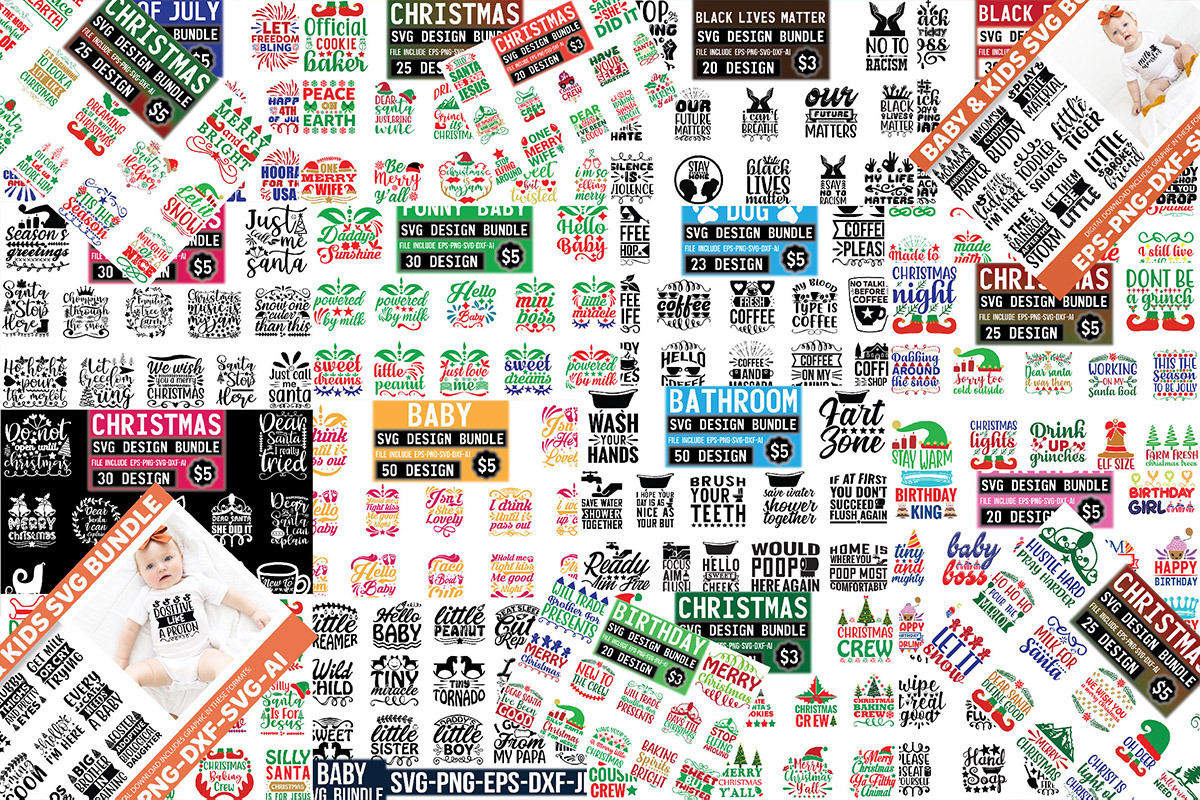 Massive Collection SVG Bundle, an Illustration by Libby Wishes ...