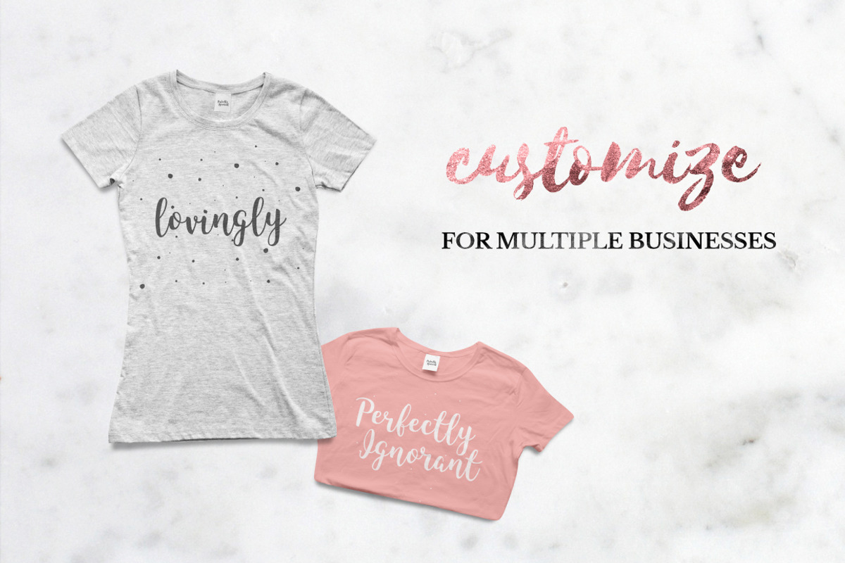 Feminine Logo Creator Square Edition, a Branding & Logo Template by Mats-Peter Forss (Photo 7 of 11)