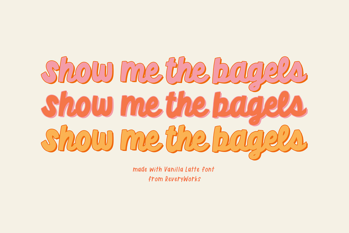 Vanilla Latte Script, a Font by ReveryWorks (Photo 13 of 13)