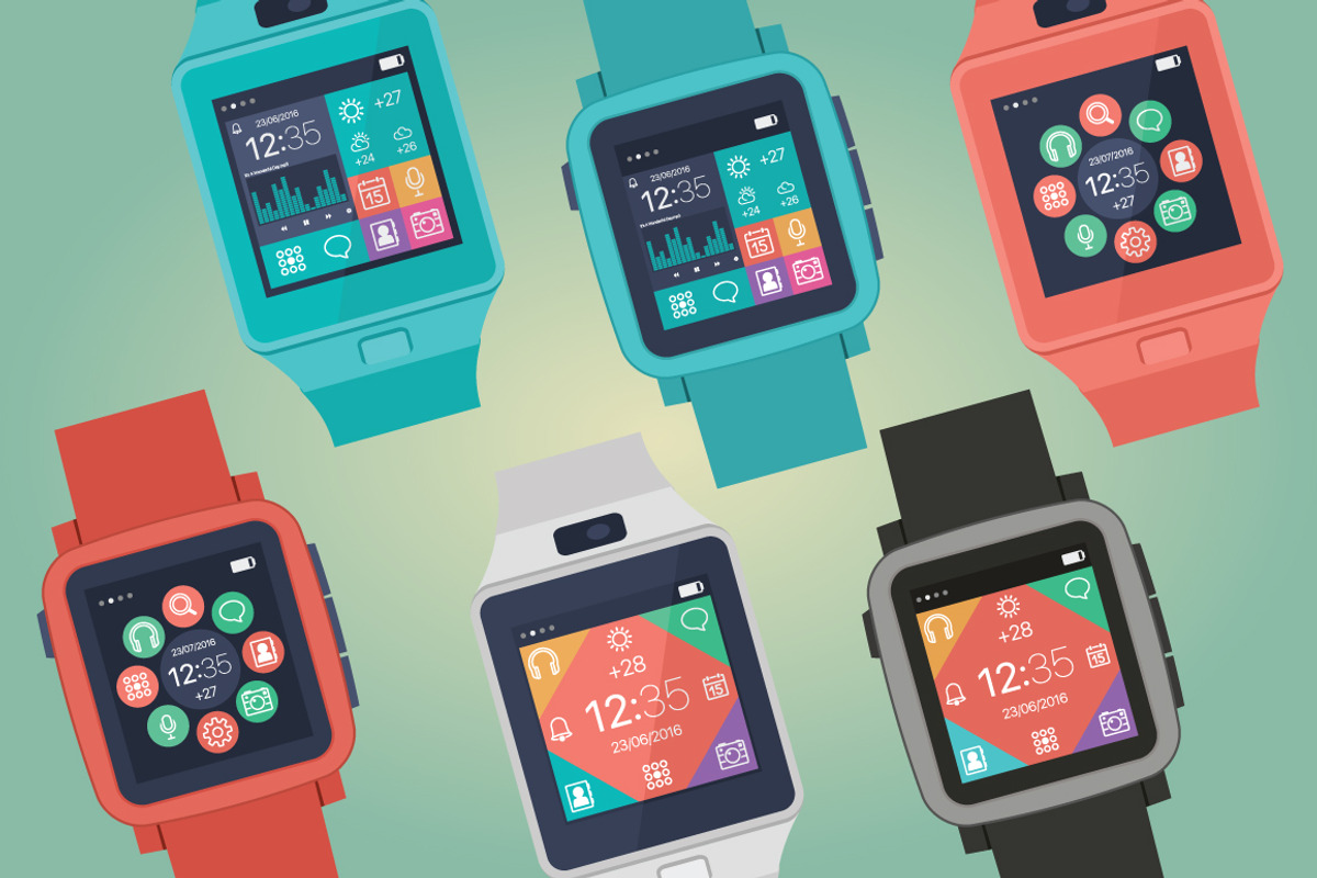 Vector smart watches & simple icons, an Icon by SunArt (Photo 3 of 3)