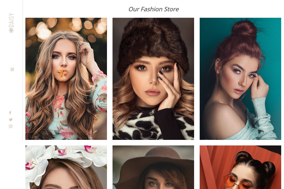 Daisy - Creative Shop Template, a Websites & App Template by inSTUDIO43 (Photo 5 of 6)