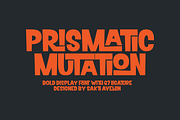 Prismatic Mutation - Bold Display, a Sans Serif Font by SaktiAvellin (Thumbnail 1 of 9)