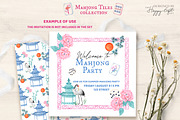 Chinoiserie Mahjong Illustrations, a Decorative Illustration by TheHappyGiftArt (Thumbnail 11 of 11)