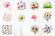 Spring Wildflower Clipart Sublimatio, an Illustration by RobertsArt (Thumbnail 6 of 7)