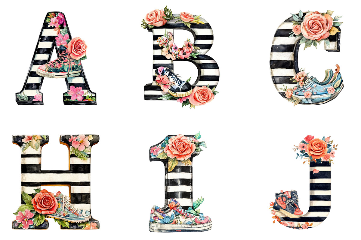 Cowboy Boot Alphabet Clipart, a Seasonal Illustration by Designking (Photo 2 of 4)