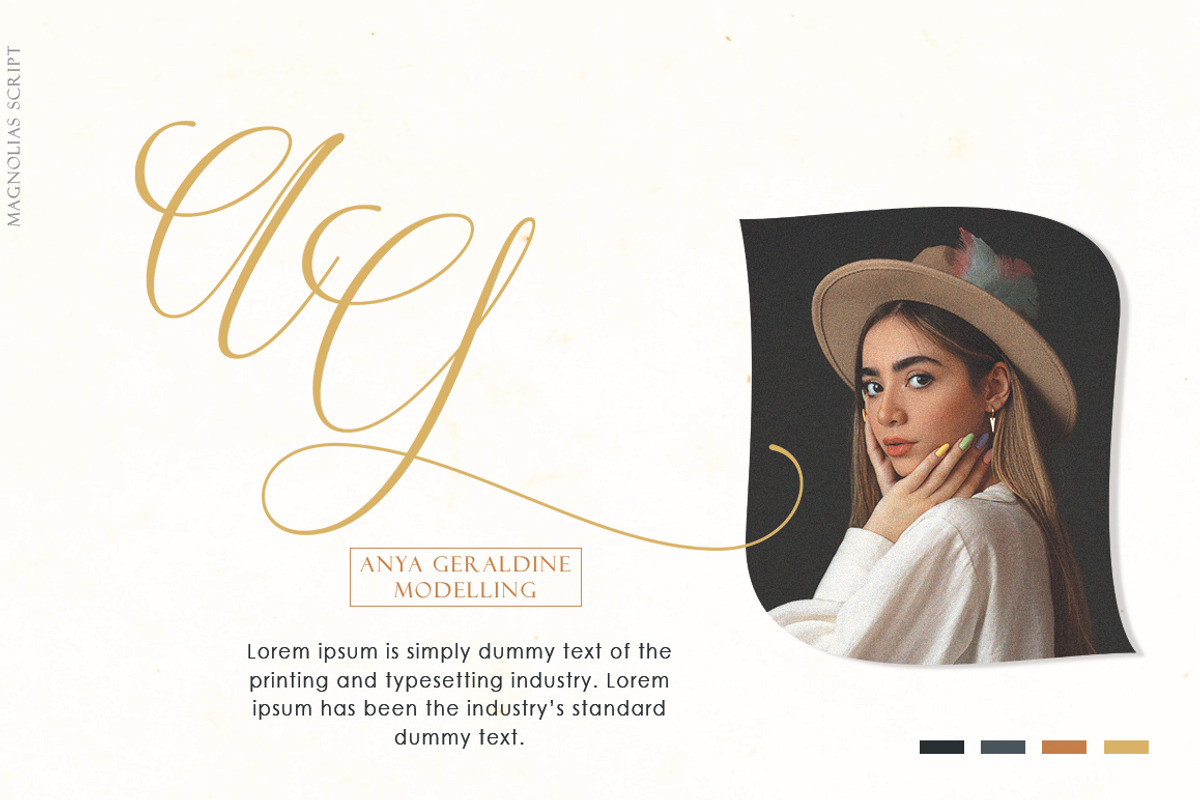 Magnolias Script, a Script Font by Suza Studio (Photo 3 of 10)