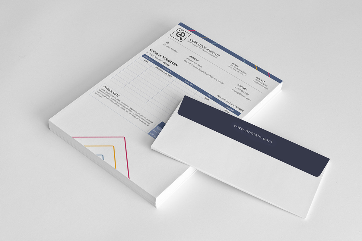 Employee Agency Stationery Templates, a Stationery Template by Affantjie Photowork (Photo 8 of 10)