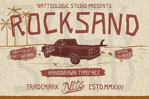 Rocksand Handdrawn Typeface