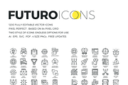 Futuro Line Icons, an Outline Icon by Anatolii Babii (Thumbnail 2 of 10)