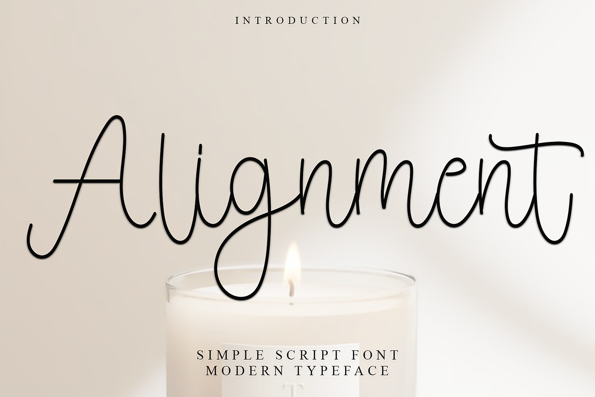 Alignment, a Handwritten Font by FreshTypeINK (Photo 1 of 7)