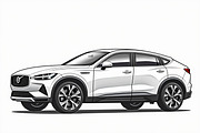 Luxury Sports Sedan Vector Clipart S, an Illustration by Designs_River (Thumbnail 5 of 7)
