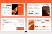 White Orange Modern Pitch Deck, a Presentation Template by Claymoon Lab (Thumbnail 5 of 7)