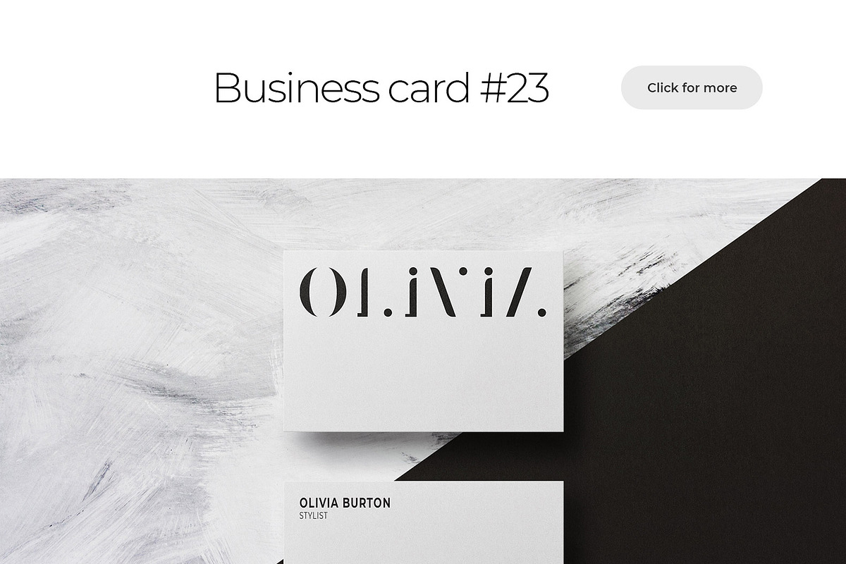 Business Card Mockup Template Bundle, a Business Card Template by PrintPixel (Photo 82 of 104)