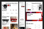 Creative Agency Website UI Figma, an UI Kit Template by peterdraw (Thumbnail 2 of 6)