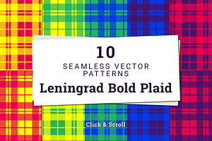 10 Patterns - Leningrad Bold Plaid