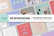 Skincare Instagram Templates, a Social Media Template by Galaxybomb (Thumbnail 1 of 5)