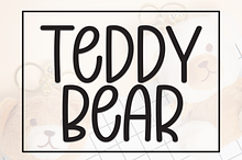 Teddy Bear | Script Font