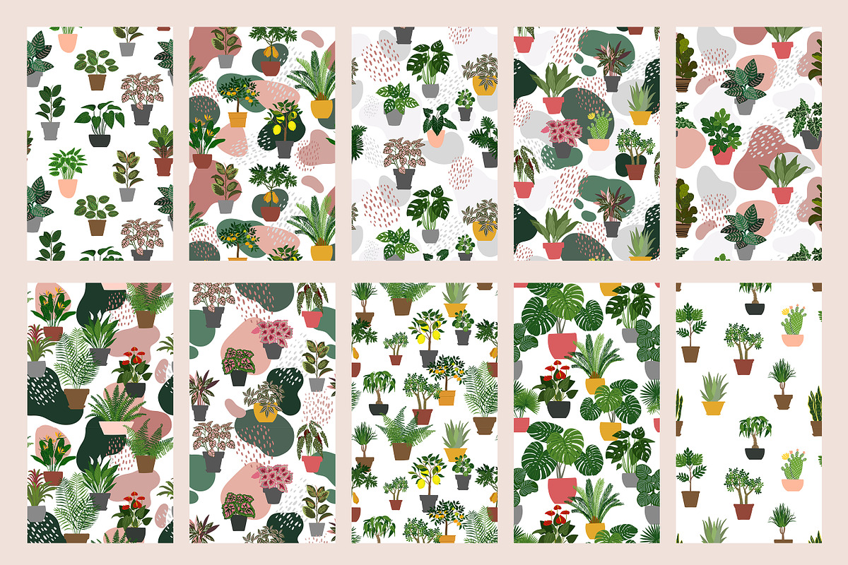Tropical plants vector., an Illustration by irina.vaneeva (Photo 3 of 15)