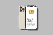 iPhone 14 Pro Max Mockup, an iPhone Mockup by Bangdastudio (Thumbnail 5 of 6)