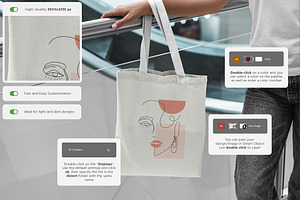 Tote Bag Mock-Up Lifestyle Vol.2