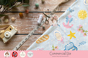 Cute Fisherman Seamless Pattern, a Pattern Graphic by Chonnieartwork (Thumbnail 4 of 5)