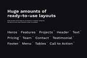 Werk UIKit 110 modern website layout, an UI Kit Template by Creative Perspective (Thumbnail 3 of 10)
