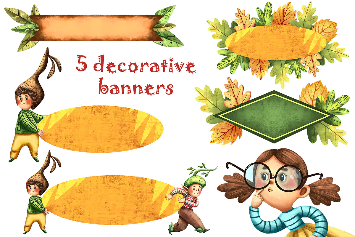 Forest Fairy Tale - Clip Art Set, an Animal Illustration by Mashamashastu (Photo 9 of 12)