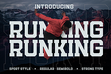 Runking - A Modern Sport Font