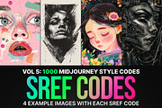 1000 Sref Codes For Midjourney: Vol5, an Illustration by Sevenstyles (Thumbnail 1 of 13)