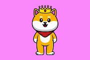 Cute Shiba Inu Dog Pack Cartoon, an Animal Illustration by Artstorystudio (Thumbnail 5 of 5)