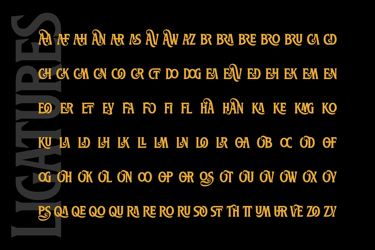 Keyzora Luxury Typeface, a Serif Font by alit design (Photo 19 of 20)