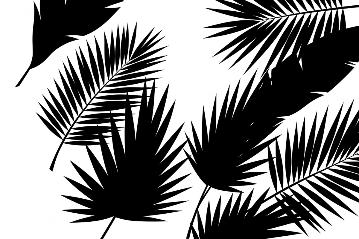 Stylish tropical palm wall decor, an Illustration by Amazin_art (Photo 28 of 33)