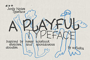 Junky Notes Typeface, a Handwritten Font by softulka (Thumbnail 5 of 6)