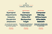 Generic Typeface Collection, a Sans Serif Font by More Etc. Studios (Thumbnail 5 of 20)