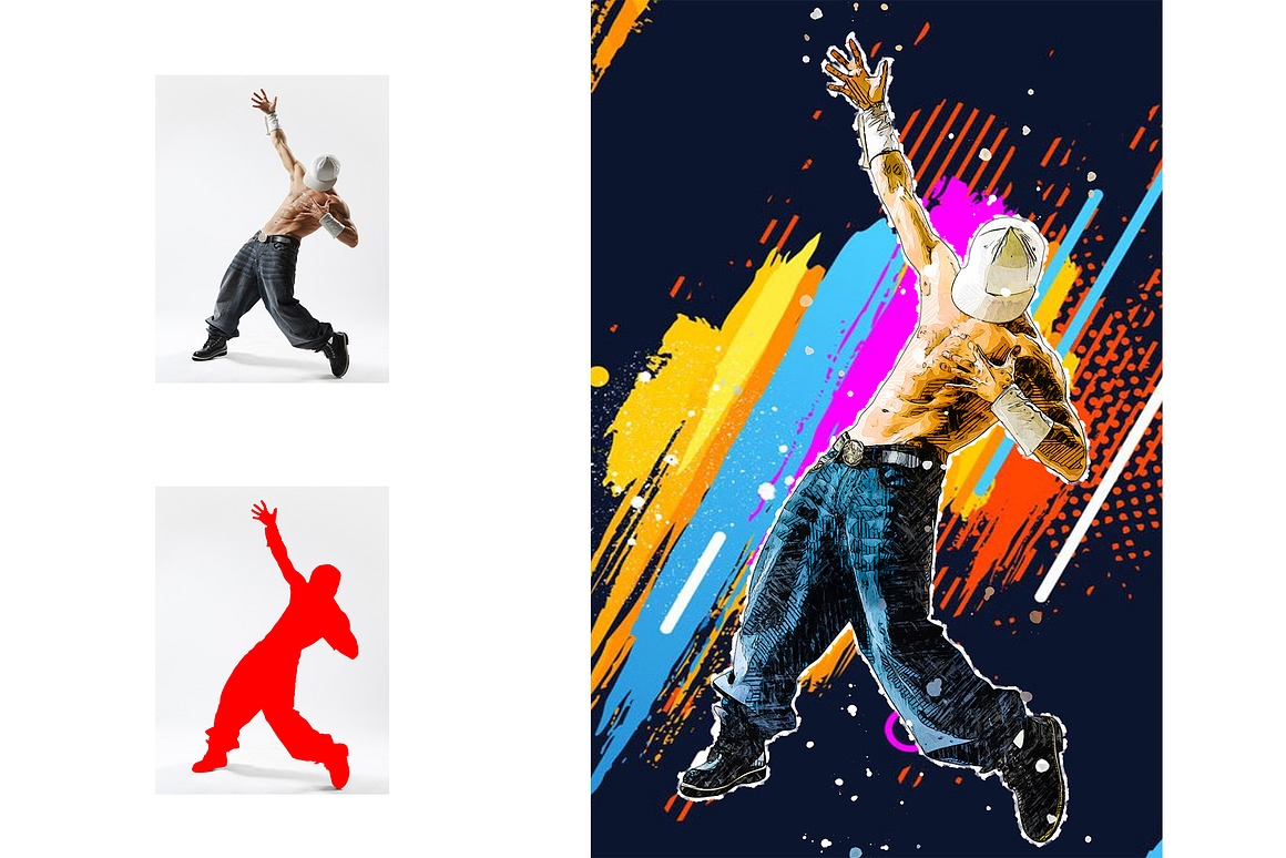 830 Creative Photoshop Action BUNDLE, an Action Add-On by Design Forest (Photo 119 of 133)