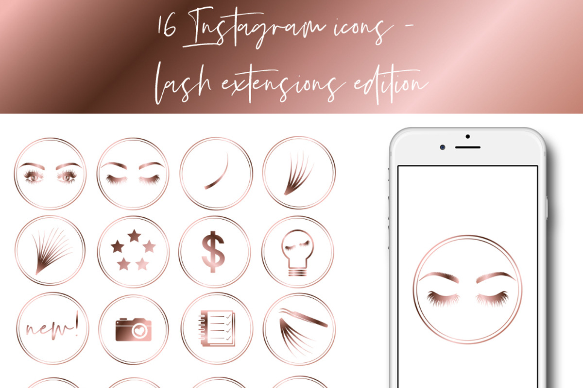 Instagram Story Highlight Icons 014, a Social Media Template by savanamm design (Photo 1 of 2)