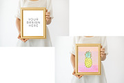 Gold Frame Mockup, a Presentation Template by My Lovely Stock (Thumbnail 3 of 3)