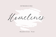 Homelines Font, a Script Font by Jackgridden (Thumbnail 1 of 11)