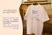Pigeon vector illustrations, an Illustration by Hey Masha (Thumbnail 5 of 9)