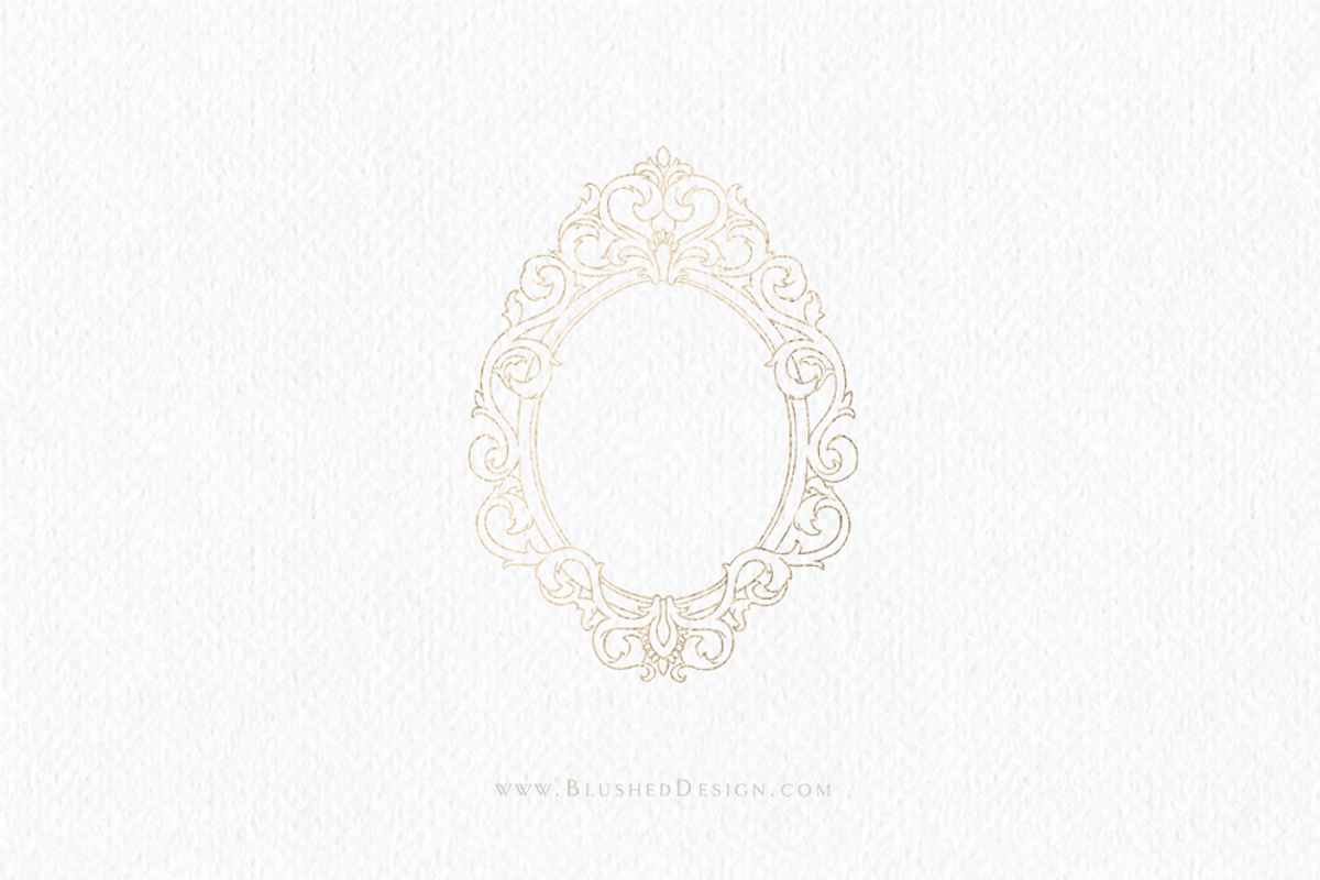 Ornamental Frames for Wedding Logos, an Illustration by Blushed Design by Katrina (Photo 4 of 6)
