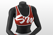 Female Mannequin Crop Top Mockup, a Shirt Mockup by Stockware (Thumbnail 2 of 3)