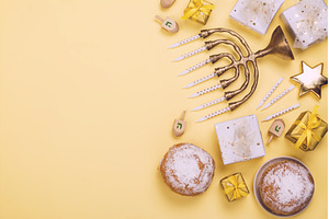 Jewish holiday Hanukkah background