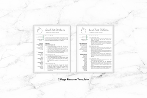 Teacher Resume/CV Template - Sarah