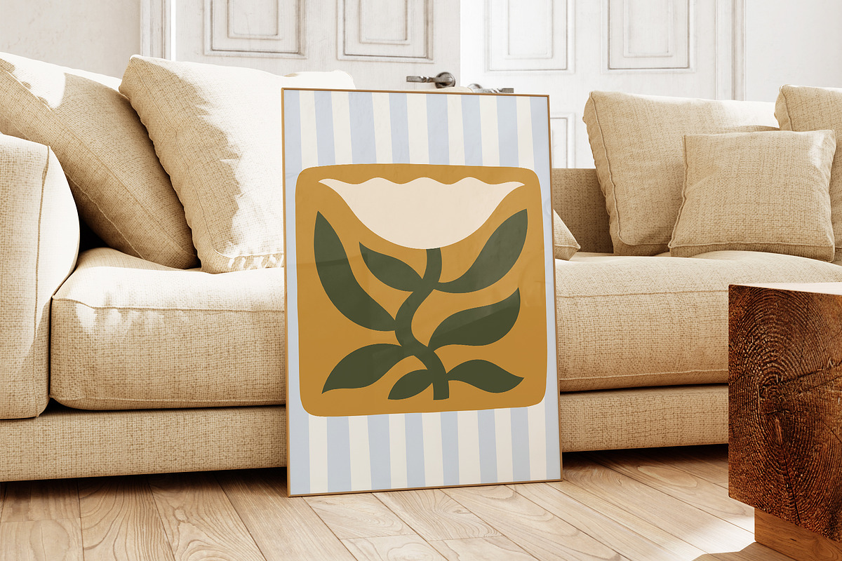 Neutral Flowers Vector Print Creator, an Object Graphic by ArtFM (Photo 7 of 14)