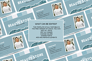 Business Card Template - 2 sides, a Business Card Template by SunshineStudioBoutique (Thumbnail 3 of 9)